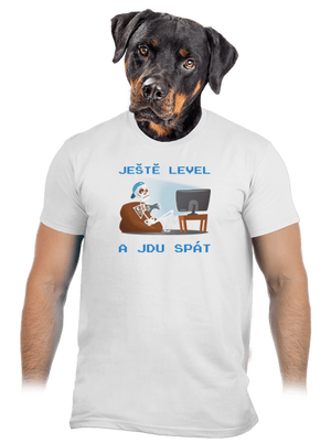 Ještě level pánské tričko White