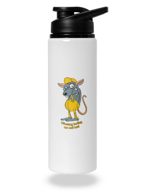 Myšák Casanova lahev na vodu White