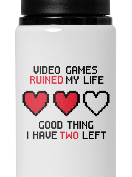 Video games lahev na vodu White