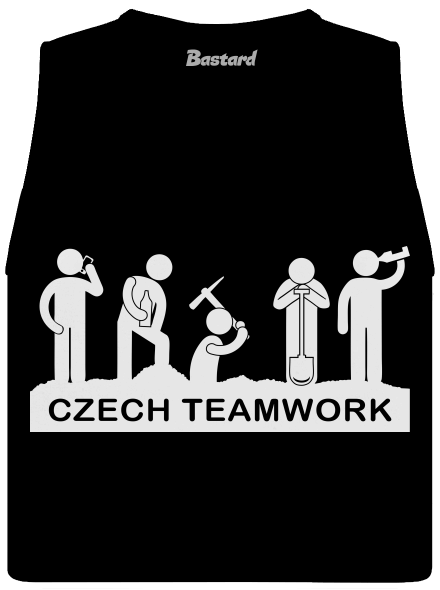 Czech Teamwork dámské tílko volné Black
