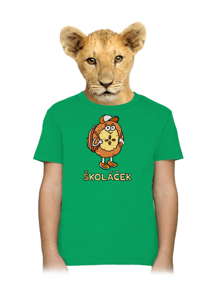 Školáček dětské tričko Kelly Green