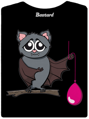 Netopýr dámské tričko Black