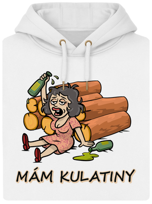 Mám kulatiny unisex mikina premium Snowwhite