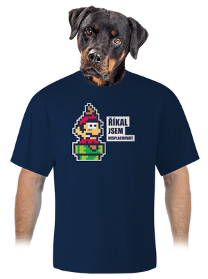 Nesplachovat unisex tričko oversized Midnight Blue