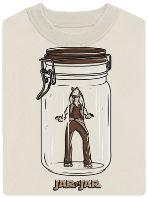 Jar in jar unisex mikina bez kapuce Off White