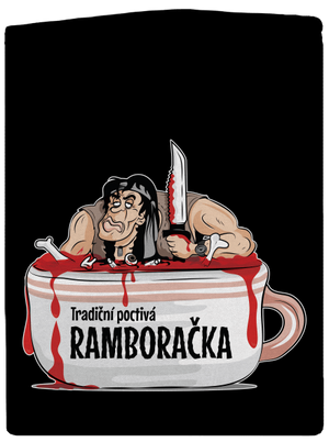 Ramboračka dámská mikina na zip Black