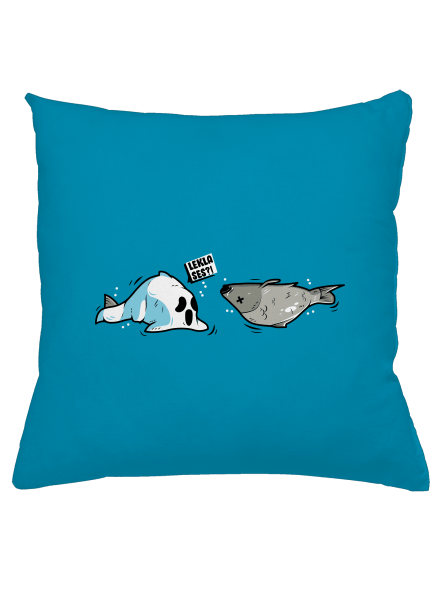 Leklá ryba polštář Blue Turquoise
