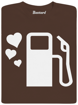 Plnou prosím pánské tričko Brown