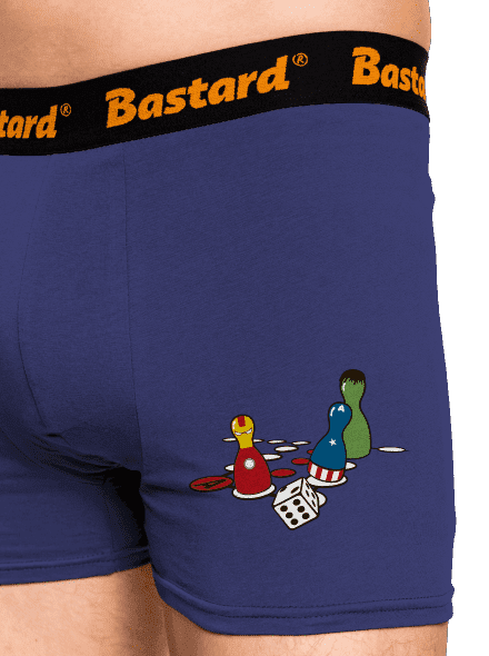 Superhrdino nezlob se boxerky Blue Navy