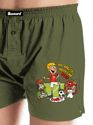 Na hřišti necháme duši pánské trenky Khaki