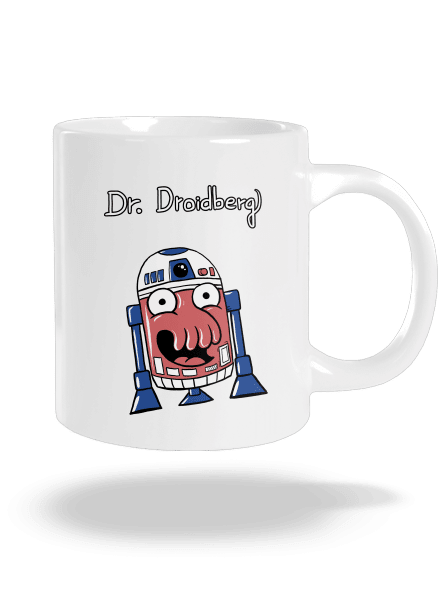 Dr. Droidberg velký hrnek White