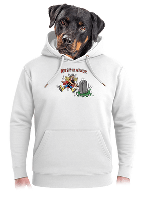 Respirathor unisex mikina premium Snowwhite