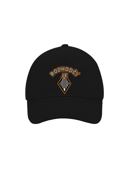 Rozhodčí kšiltovka baseballka Black