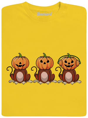Halloween opičky dětské tričko Gold