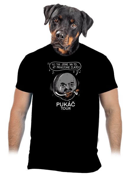 Pukáč tour pánské tričko Black