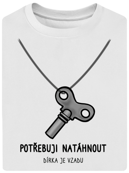 Potřebuji natáhnout unisex tričko oversized White