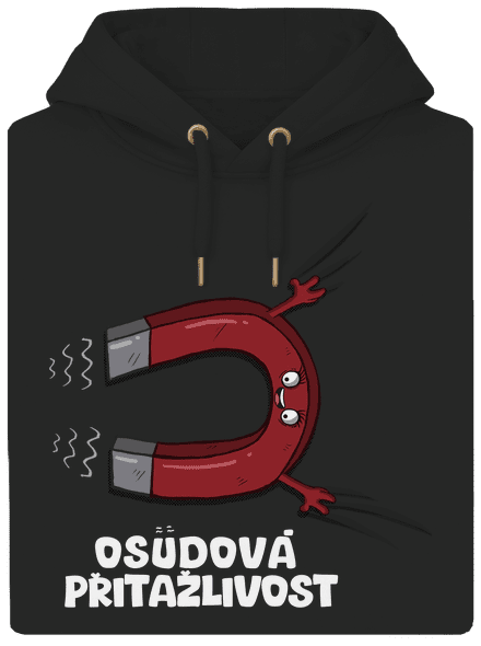Osudová přitažlivost unisex mikina premium Dark Black