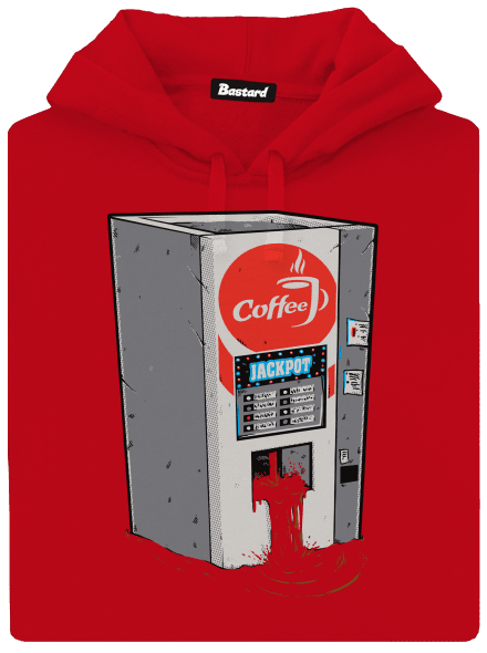 Jackpot pánská mikina klokanka Red