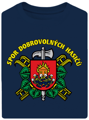 Spor dobrovolných hasičů unisex tričko oversized Midnight Blue