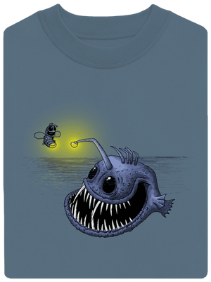 Světlo mého srdce unisex mikina bez kapuce Nordic Blue