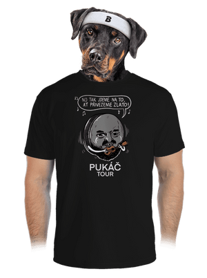 Pukáč tour pánské sportovní tričko Black