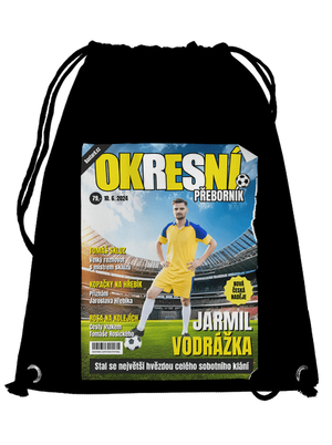 Fotbalová hvězda vak Black