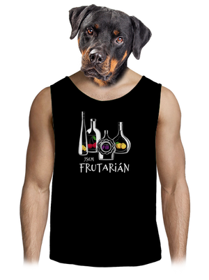 Frutarián pánské tílko Black
