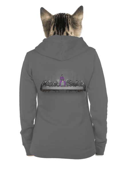Jesus a Lebowski dámská mikina na zip Steel Gray