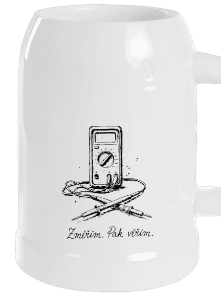 Změřím, pak věřím půllitr White