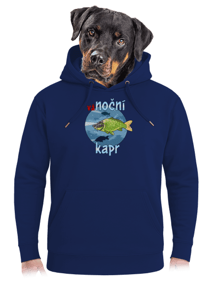 Vánoční kapr unisex mikina premium Navy