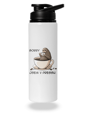 V pressu lahev na vodu White