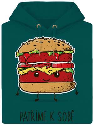 Patříme k sobě unisex mikina premium Emerald Green