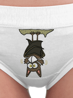 Nanopýr dámské kalhotky White