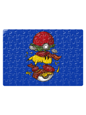 Pokémon burger puzzle White