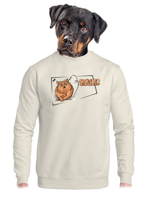 unisex mikina bez kapuce