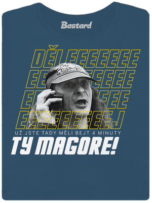 B18: Jiří Kára dámské tričko premium Petrol Blue