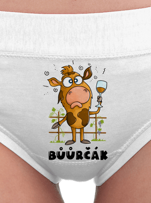 Bůůrčák dámské kalhotky White