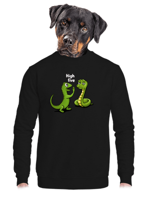 unisex mikina bez kapuce