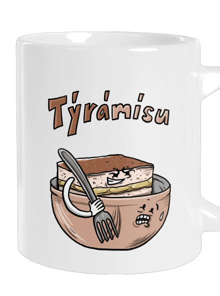 Týrámísu velký hrnek White