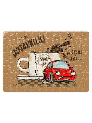 Dotankuju a jedu puzzle White