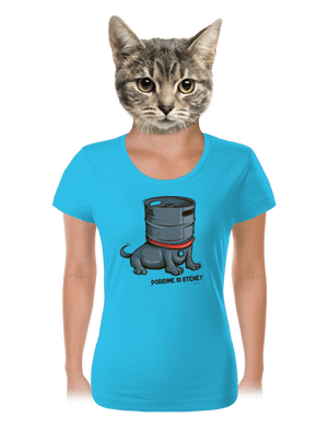 Štěně dámské tričko Blue Atol