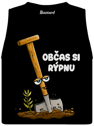 Občas si rýpnu dámské tílko volné Black