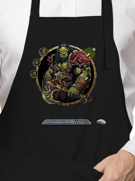 B17: Warcraft zástěra Black