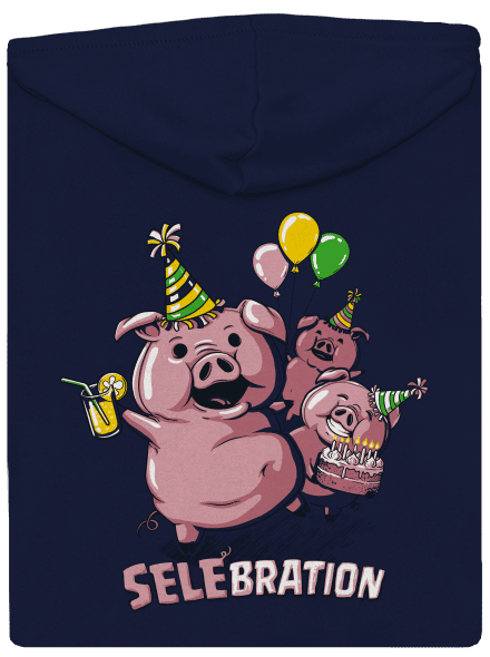 Selebration pánská mikina na zip Navy