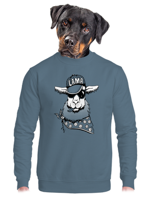 unisex mikina bez kapuce