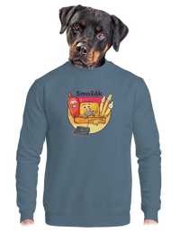 unisex mikina bez kapuce