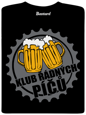 Klub řádných píčů pánské tričko Black