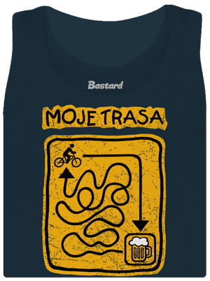 Moje trasa dámské tílko klasické Navy