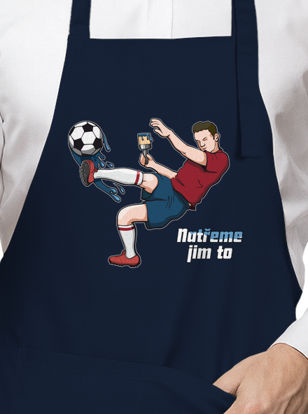 Natřeme jim to - Fotbal zástěra Navy