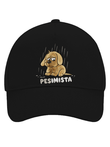 Pesimista  kšiltovka baseballka Black